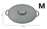 Silicone Bowl Lids, Microwave Splash Lids, Reusable Heat-Resistant Lids, Suitable for Bowls, Plates, Pots, Pans, Stove tops, Ove