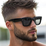 Fashion Rivets Sunglasses for Women Men Vintage Trend Trending Sun Glasses Ladies Beach Shades Male Female UV Protection