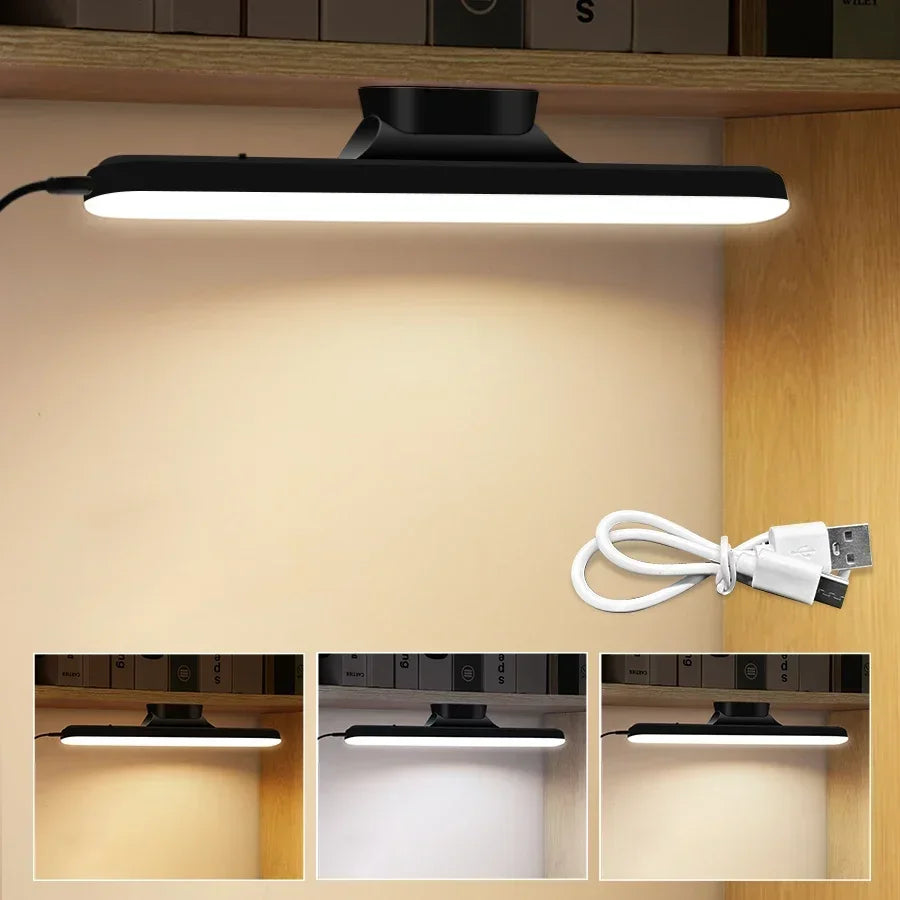 LED Makeup Mirror Light USB Rechargeable Stepless Dimming Magnetic Vanity Lamp For Bedroom Selfie Wardrobe Bathroom Lighting