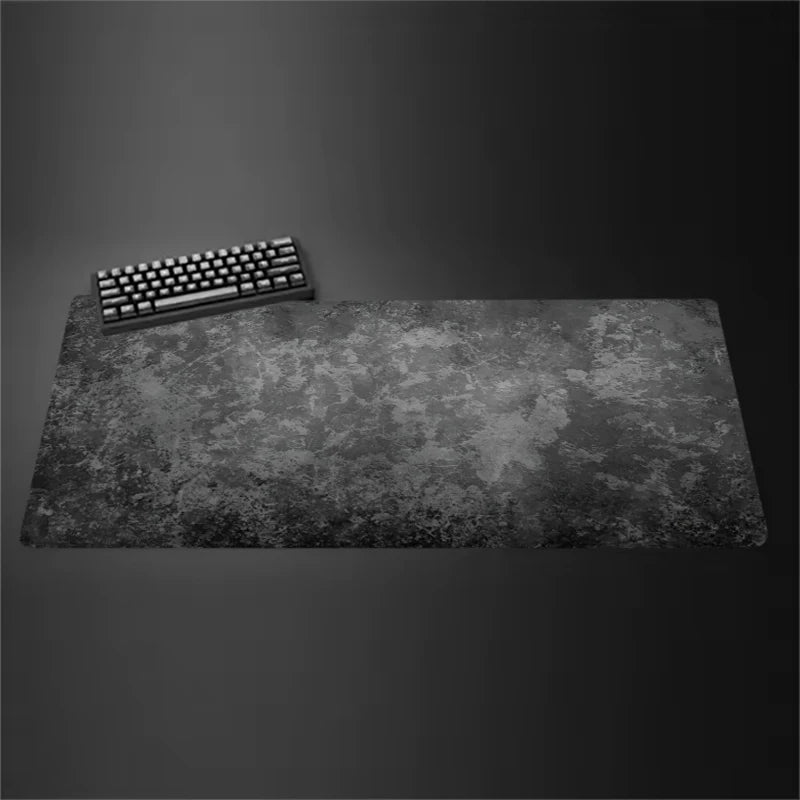 Gray Mouse Pad Large/Small Overlocked Mousepad NonSlip Desktop Keyboard Table Pad Gray Series Game Desk Mat Computer Accessories