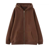 Sweat zippé oversize unisexe