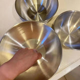 1-3 Stainless Steel Bowl Set with Scale for Cooking Baking Food Storage Large Capacity Mixing Bowls for Home Kitchen Essentials