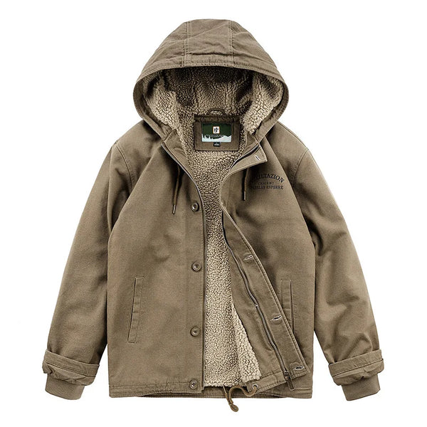 Parka homme à capuche