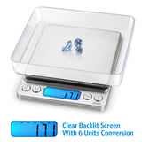 Digital Kitchen Scale 500g/0.01g Mini Pocket Jewelry Scale Cooking Food Scale Electronic Balance Scale