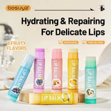 Fruity Lip Balm Set – 24Pcs Moisturizing Lip Care Kit with Vitamin E & Shea Butter, Deeply Nourishes Dry Chapped Lips