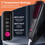 Brosse lissante à température réglable