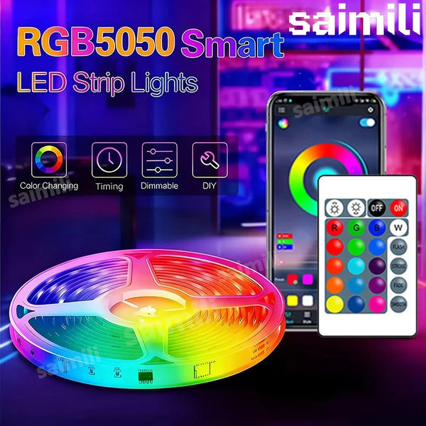 Ruban LED connecté avec télécommande