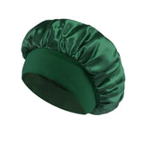1pcs Soft Silk Satin Lined Bonnet Large Satin Hair Bonnet Household Sleep Shower Cap Hair Wrap Cover for Long Hair Salon Tool