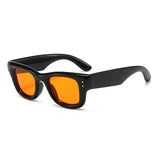 Fashion Rivets Sunglasses for Women Men Vintage Trend Trending Sun Glasses Ladies Beach Shades Male Female UV Protection