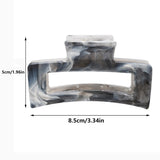 Large Hair Claw Clips Hollow Square Hair Clips For Hair Strong Hold Nonslip Big Hair Clips For Women