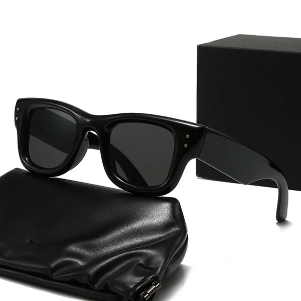 Fashion Rivets Sunglasses for Women Men Vintage Trend Trending Sun Glasses Ladies Beach Shades Male Female UV Protection