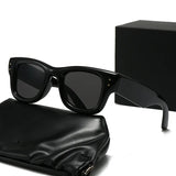 Fashion Rivets Sunglasses for Women Men Vintage Trend Trending Sun Glasses Ladies Beach Shades Male Female UV Protection