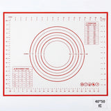 UNTIOR 1PCS Silicone Baking Mat Kneading Pad Dough Mat Pizza Cake Dough Maker Kitchen Cooking Grill Non-Stick Gadgets Bakeware