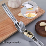 Multifunctional Garlic Press Crusher Mincer Kitchen Stainless Steel Garlic Smasher Squeezer Garlic Press Chopper for Kitchen