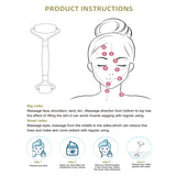 Natural Jade Roller Massager for Face Roller Face Massager Women Facial Beauty Skin Care Tools Body Relaxing Massager Good Gift