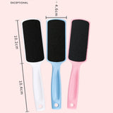 1PC Pedicure Tools Foot Rasp File Callus Remover Double-Sided Plastic Foot File For Dead Skin Hard Heel Exfoliation Foot Scraper