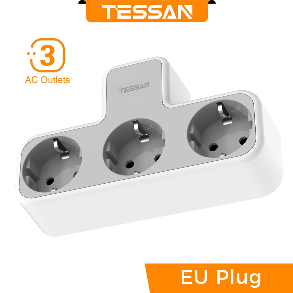 Adaptateur mural TESSAN à trois prises