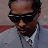 Fashion Rivets Sunglasses for Women Men Vintage Trend Trending Sun Glasses Ladies Beach Shades Male Female UV Protection