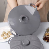 

Silicone Bowl Lids, Microwave Splash Lids, Reusable Heat-Resistant Lids, Suitable for Bowls, Plates, Pots, Pans, Stove tops, Ove

