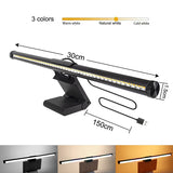 

Screen Hanging Light 30CM CCT Touch Dimmable Monitor Notebook Computer LED Monitor Light for Computer Study LED Table Lamp

