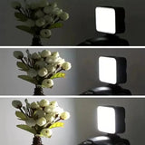 

Professional Clip On Phone Ring Light with 10 Brightness Levels USB Rechargeable Portable Selfie Fill Light for Live Streaming


