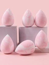 

6Pcs Professional Makeup Sponge Set Large Soft Cosmetic Blender &amp; Powder Puff Beginner-Friendly Face Makeup Kit

