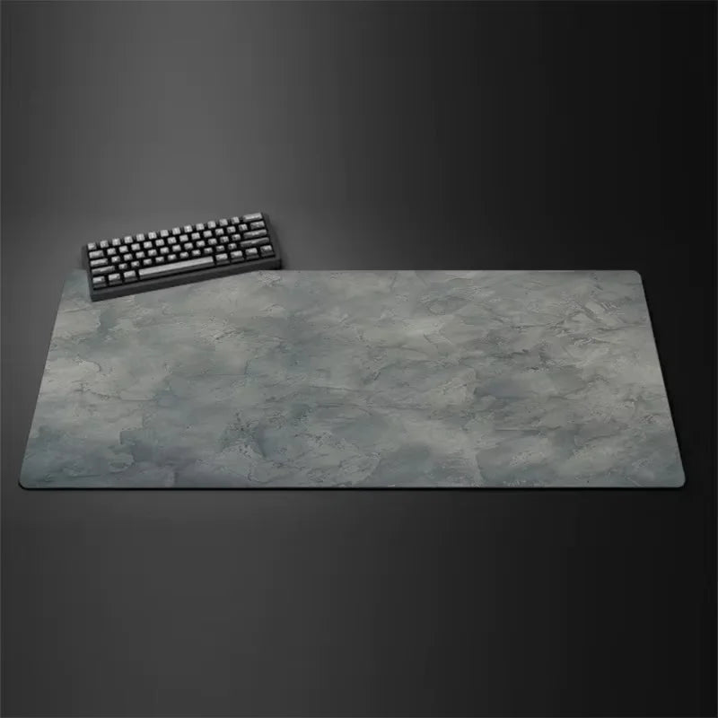 

Gray Mouse Pad Large/Small Overlocked Mousepad NonSlip Desktop Keyboard Table Pad Gray Series Game Desk Mat Computer Accessories

