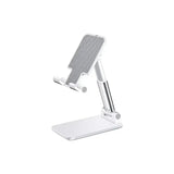 

Adjustable Phone Stand for Desk – Foldable Tablet Holder, Sturdy Portable Cradle for Most Phones &amp; iPads


