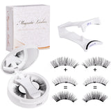 

Magnetic Eyelashes Set Reusable Easy to use Eyelash Extension Tools Natural Curler False Eyelashes With Magnetic Tweezers

