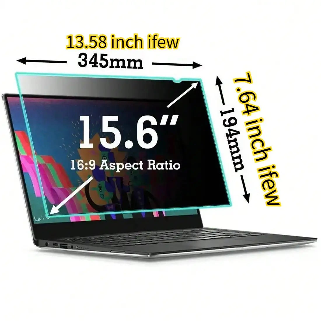

Laptop PC Monitor Privacy Screen Protector Anti-spy Film Notebook Computer Anti-peeping Filter 12.5 13.3 14 15.6 16 17.3 Inch

