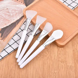 

4Pcs/set White Makeup Silicone Facial Mask Brush Professional Mud Cream Brushes DIY Skin Care Foundation Cosmetic Beauty Tool

