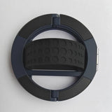 

Magnetic Phone Ring Holder Foldable Rotatable Aluminum Stand With Silicone Wrist Strap For Smartphone


