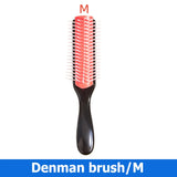 

9-Row Detangling Hair Brush Detangler Hairbrush Scalp Massager Straight Wet Comb for Women Men Salon Curly hair brush

