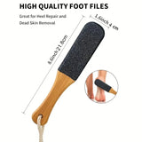 

Heavy Duty Callus Remover, Extra Coarse/Fine Double-Sided Foot File for Pedicure, Salon &amp; Home Use, Portable

