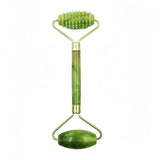 

Natural jade roller massager, scraping board,foot massage roller,facial lifting and anti-wrinkle double-head scraping jade stone

