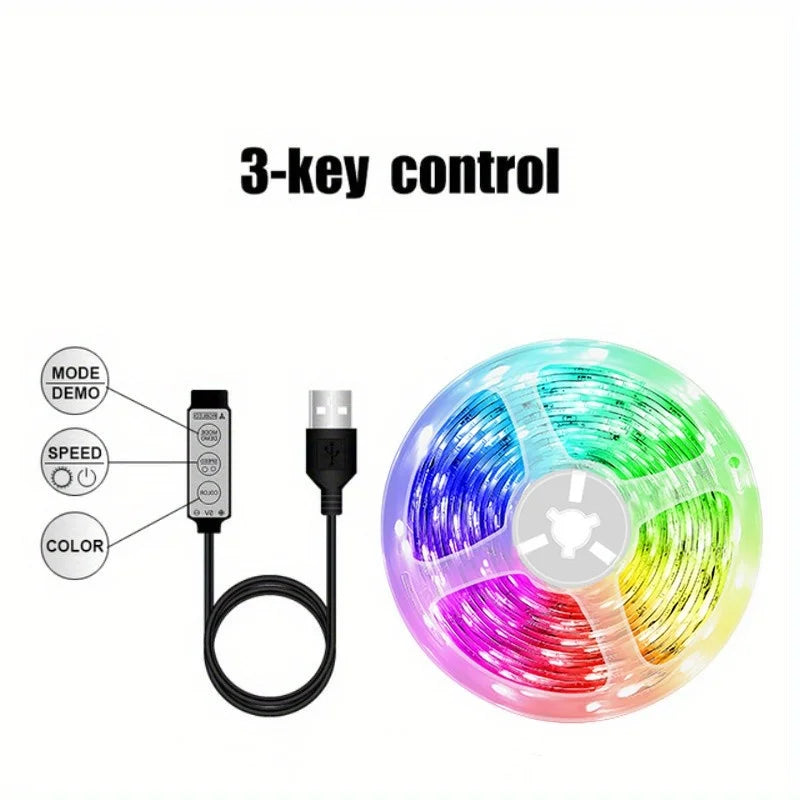 Smart Led Strip Lights Music Sync Led Lights Room with APP Control Flexible Ribbon Tape Lights for Home Party Decor TV Backlight