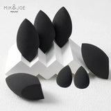 

2pcs Black Beauty Sponge Egg - Latex-Free, Reusable Makeup Blender for Flawless Foundation, Contour &amp; Highlight

