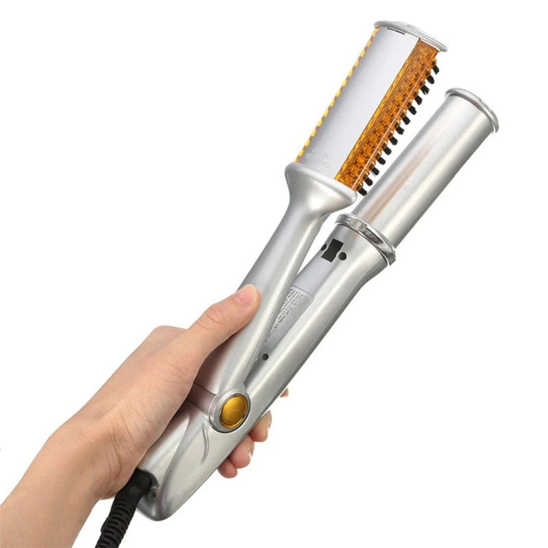 2-in-1 Hair Straightener and Curler for Styling Flat Iron Hairdressing Tool Dropshipping