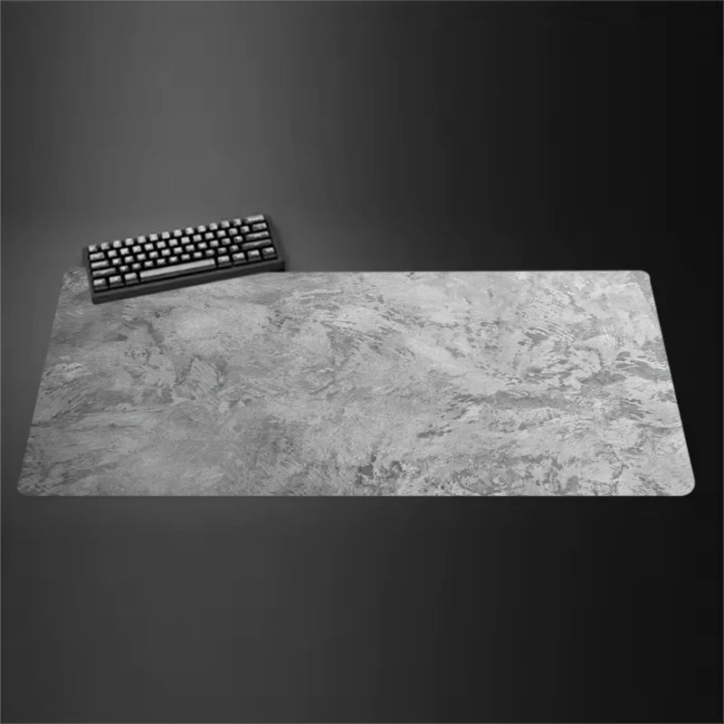 

Gray Mouse Pad Large/Small Overlocked Mousepad NonSlip Desktop Keyboard Table Pad Gray Series Game Desk Mat Computer Accessories

