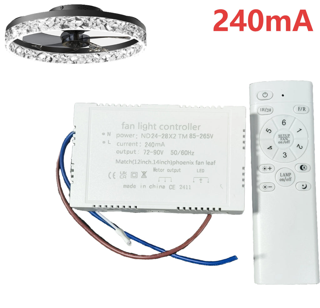 Modern LED Light Strip Smart Driver Energy-saving and Easy Nstall LED Fan Light Driver Ceiling Fan Light Lighting Transformer