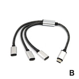 

Multi USB Hub Extensions 3/2 Port Type C Hub USB Splitter Fast Data Transmission OTG Adapter For PC Laptop Pro

