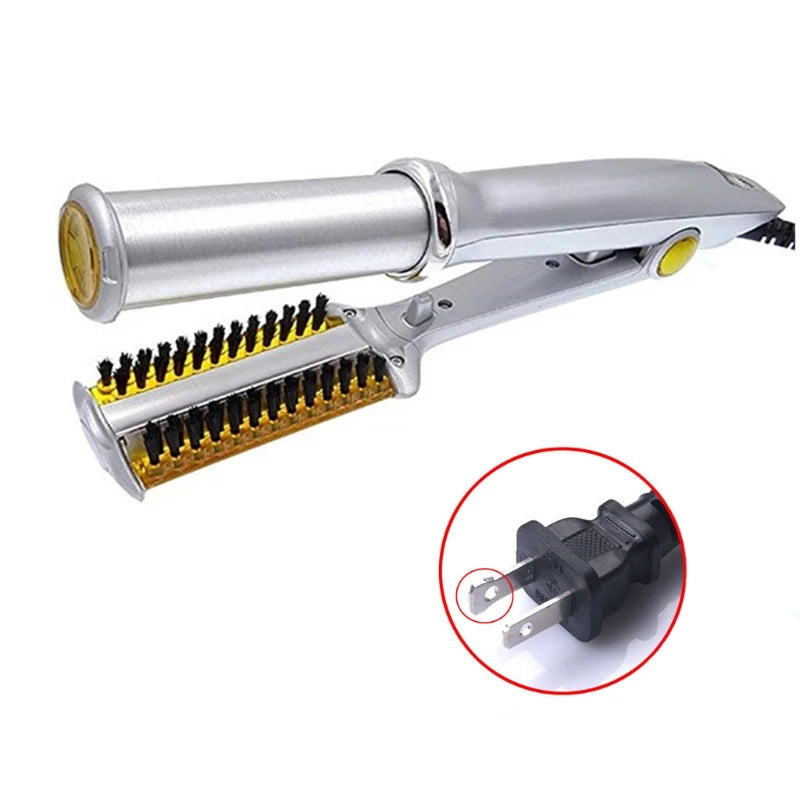 2-in-1 Hair Straightener and Curler for Styling Flat Iron Hairdressing Tool Dropshipping