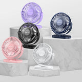 

USB Fan Portable Desktop Wall Mounted Mini Electric Fan Mute 3 Speed Adjustment Air Circulator For Home Desk Office

