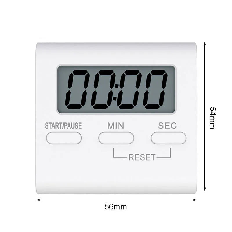 Digital Kitchen Timer Cooking Timer LCD Digital Manual Countdown Timer Mechanical Digital Kitchen Timer Magnetic Kitchen Gadget