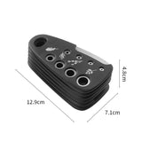 

6 Pieces Kitchen Gadgets Set Space Saving Cooking Tools Cheese Grater Bottle Opener Vegetable Peeler Pizza Cutter Garlic Grinder

