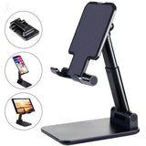 

Adjustable Phone Stand for Desk – Foldable Tablet Holder, Sturdy Portable Cradle for Most Phones &amp; iPads

