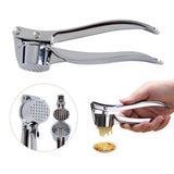

Garlic Press Crusher Mincer Kitchen Stainless Steel Garlic Smasher Squeezer Manual Press Grinding Tool Kitchen Accessories

