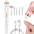 5 in 1 Professional Electric Nail Manicure Set with Light - Multi-Function Nail Drill Machine Kit for Salon & Home DIY Manicure