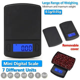 

High Precision Digital Kitchen Scale 500g Jewelry Food Weight Balance Scale LED Display 0.1/0.01g Mini


