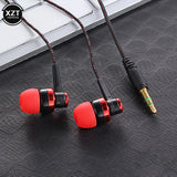 

1pc Wired Earphone Stereo In-Ear 3.5mm Nylon Weave Cable Earphone Headset For Laptop Smartphone Gifts Headphones


